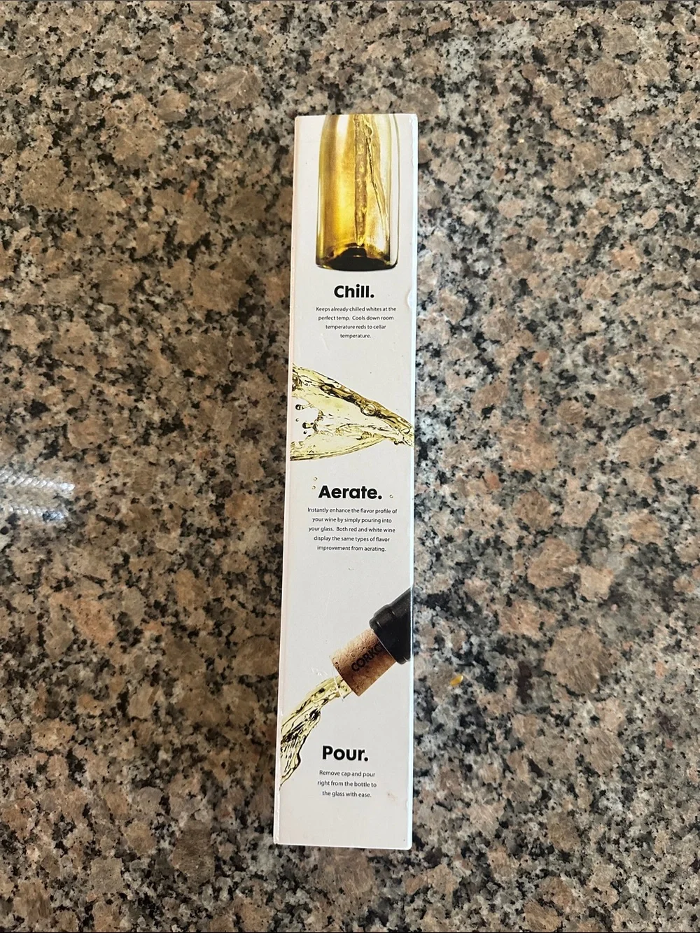 NEW Corkcicle Air 4 in 1 Chiller Aerator Pourer Stopper